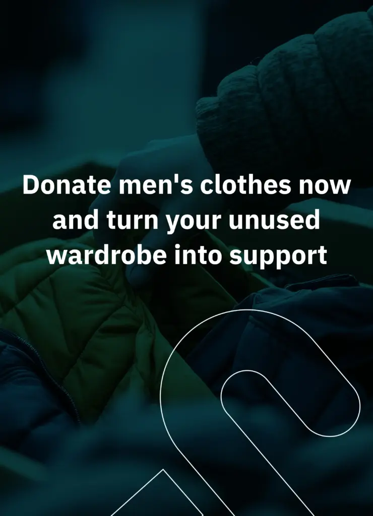 donate men's clothes