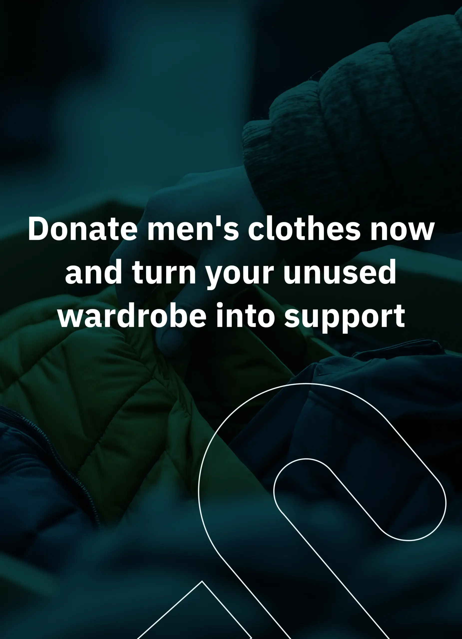 donate men's clothes