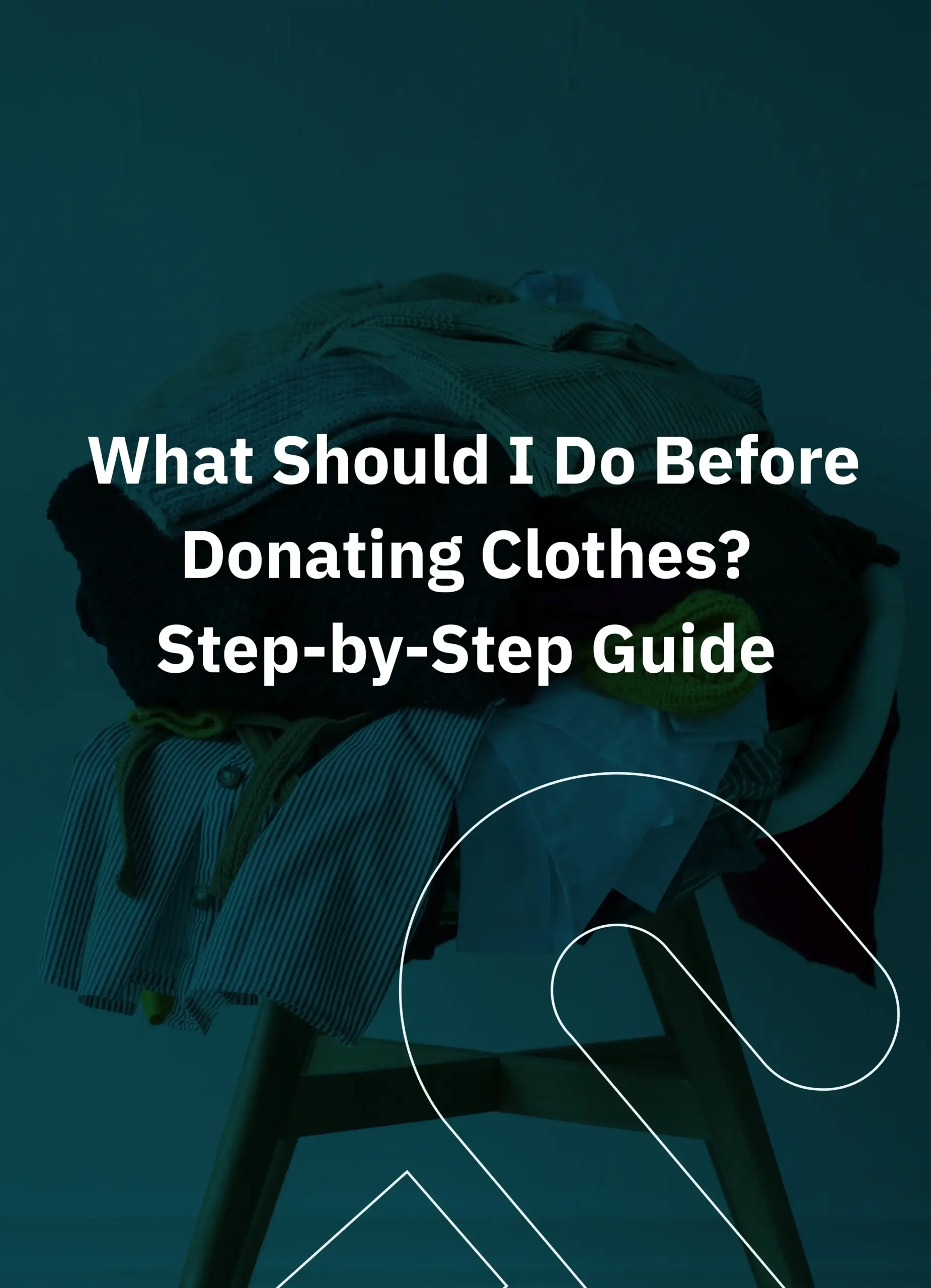 what should i do before donating clothes