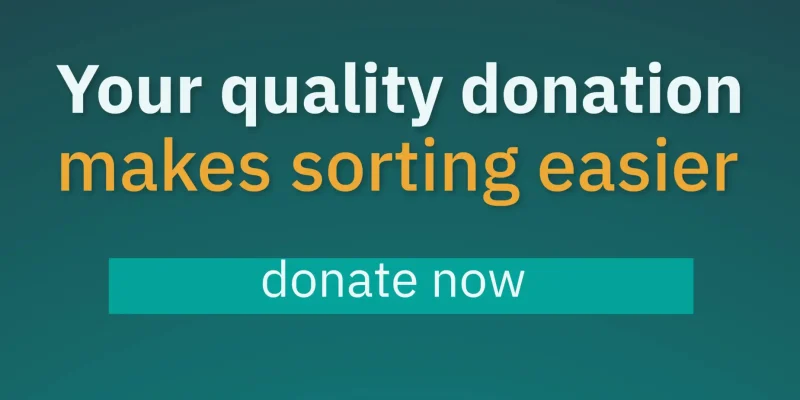 Clothing Donation Sorting Process