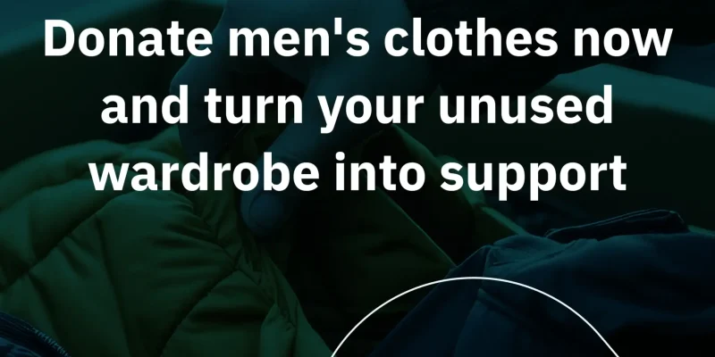 donate men's clothes