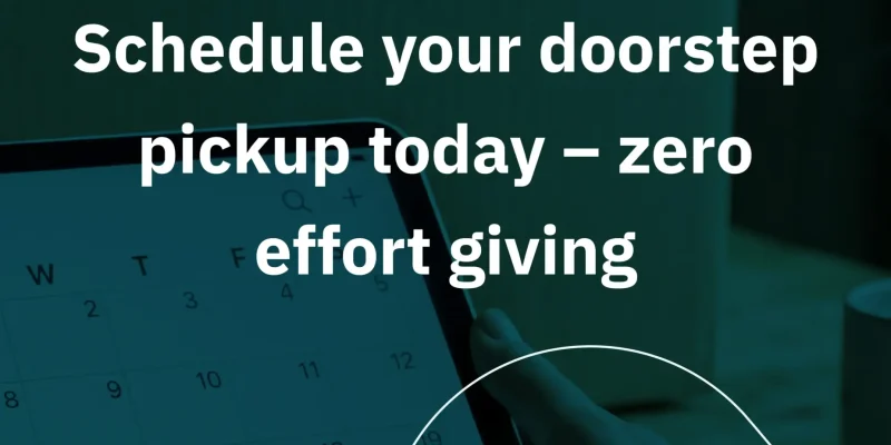 doorstep donation service in Saudi Arabia