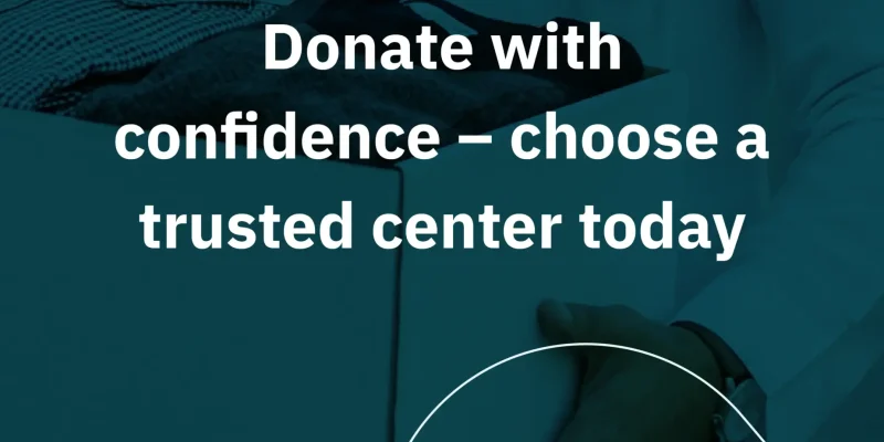 how to choose a donation center