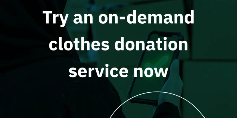 on-demand clothes donation service