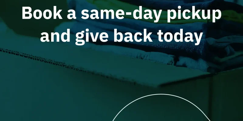 same day clothes donation pickup