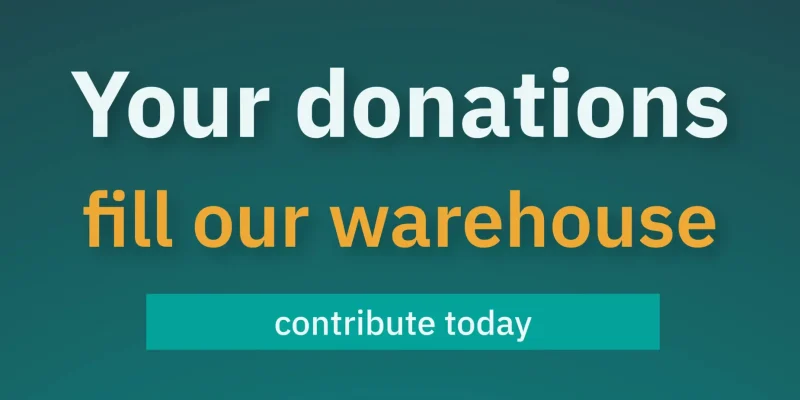 warehouse for clothing donations
